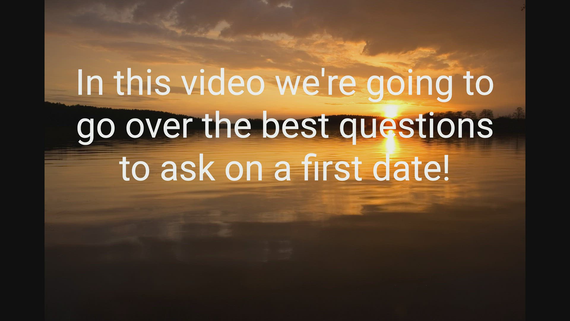 Video thumbnail for Best First Date Questions
