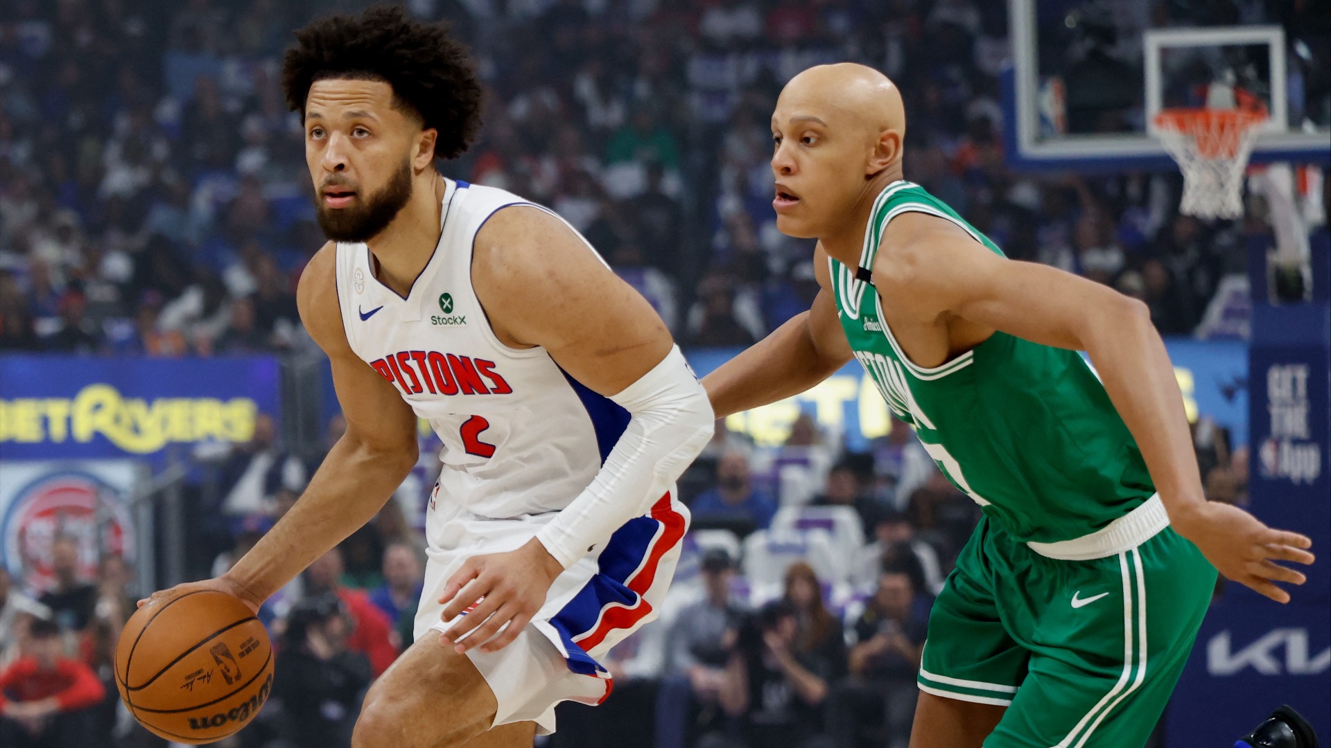 Video thumbnail for Detroit Pistons' 23-0 Run Stuns Celtics in 121-113 Win