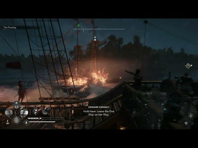 Video thumbnail for Assassin's Creed Black Flag Resynced - The Fire Ship: Talk To Anne | Defend Ship & Destroy Blockade