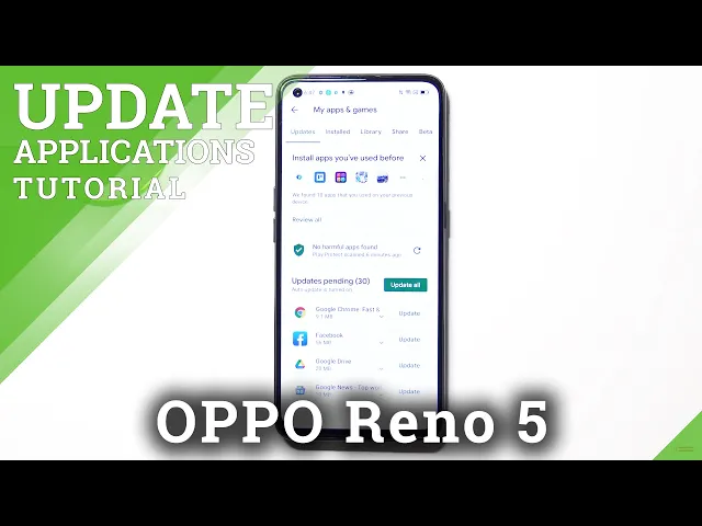 Video thumbnail for How to Update Apps in OPPO Reno 5 – Install Latest Apps Version