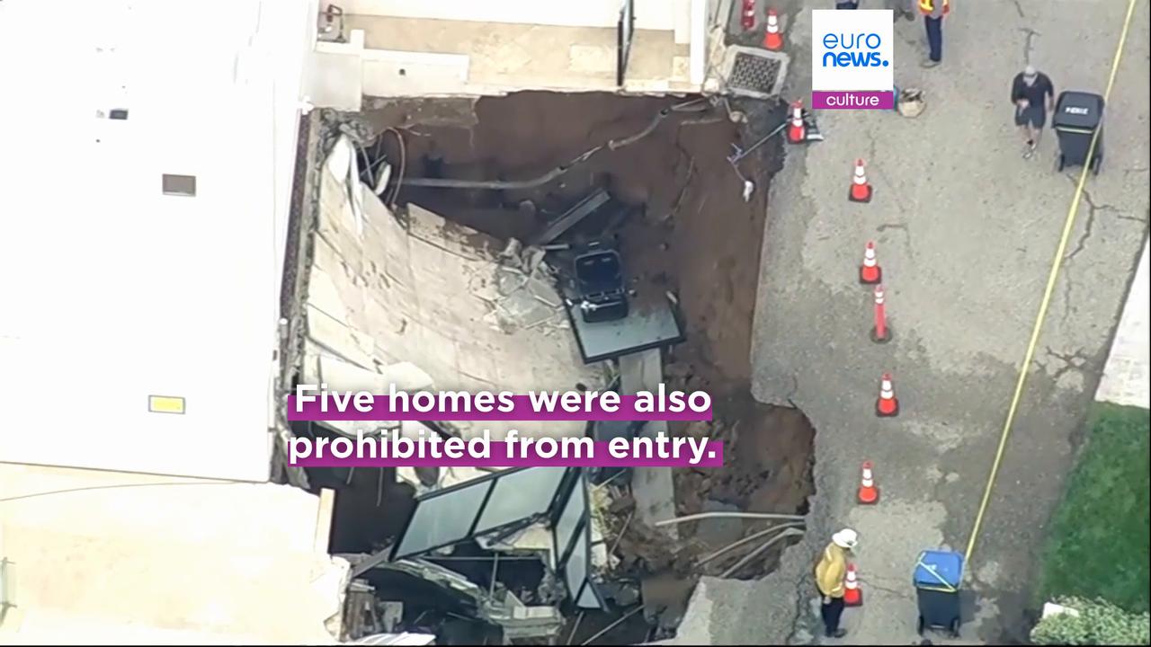 Video thumbnail for Nicolas Cage's Malibu mansion nearly swallowed by sinkhole