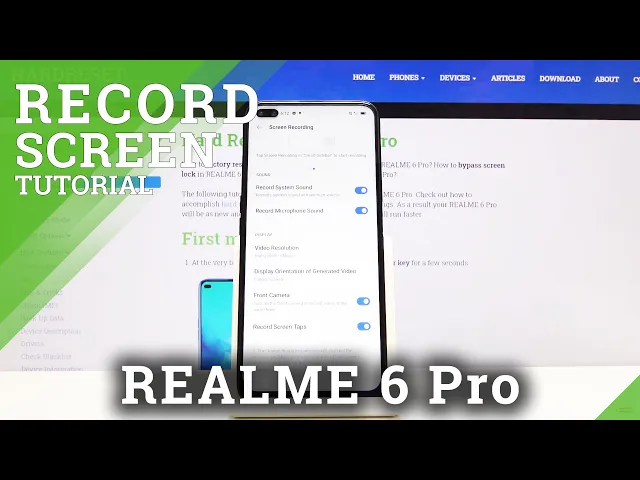 Video thumbnail for How to Record Screen in REALME 6 Pro – Capture Screen Actions