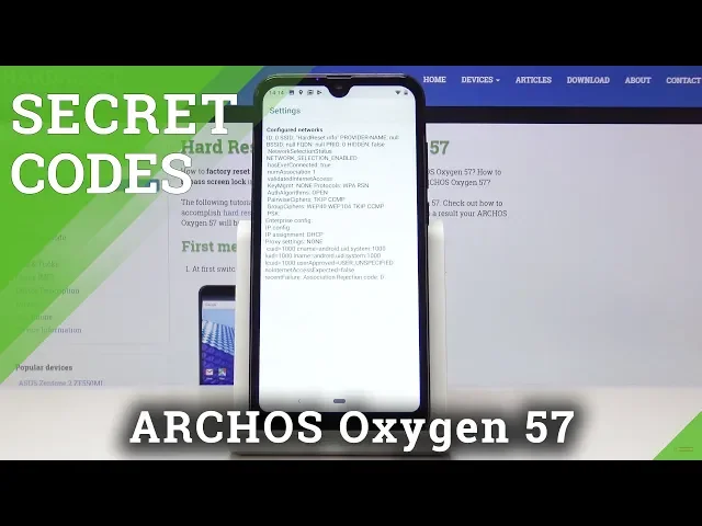 Video thumbnail for How to Enter Secret Modules in ARCHOS Oxygen 57 - Secret Codes / Hidden Menu