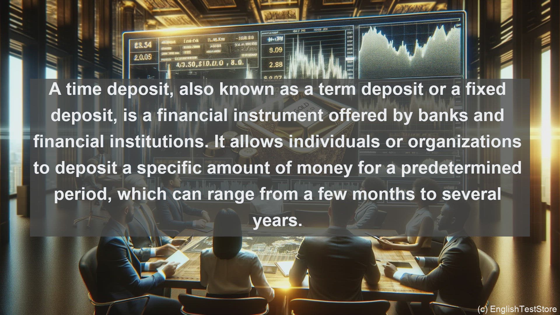 'Video thumbnail for Time deposit in economics and finance'