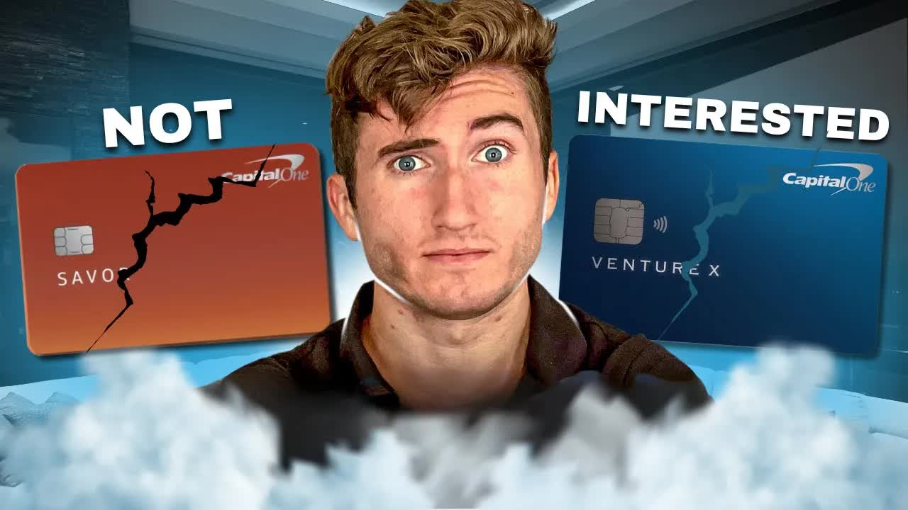 Video thumbnail for anthony venture: why i rarely talk about capital one credit cards: venture x, fees, and alternatives