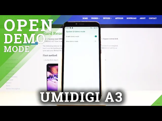 Video thumbnail for How to Enter Demo Mode on UMIDIGI A3 – Demo Mode Settings