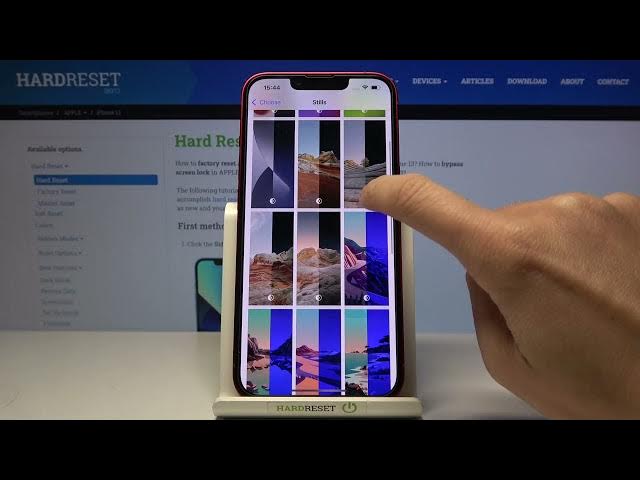 Video thumbnail for How to Change Wallpaper to iPhone 13 - Personalize APPLE Home & Lock Screen
