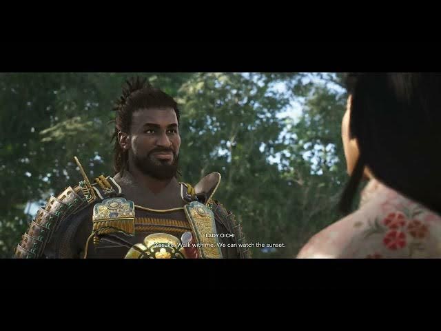 Video thumbnail for Assassin's Creed Shadows - The Wheel Turns: Fuji-maru Adopted | Yasuke & Lady Oichi Romance Cutscene