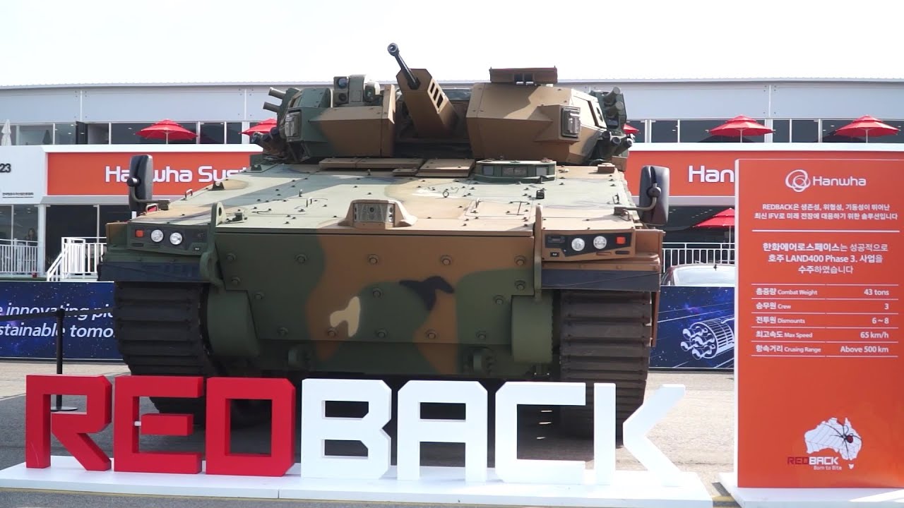 'Video thumbnail for Discover Hanwha AS21 Redback Latest Generation of IFV Infantry Fighting Vehicle in Future of Armored'