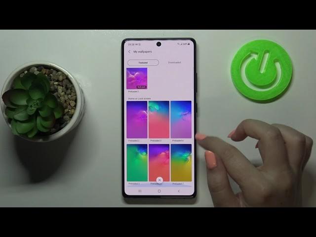 Video thumbnail for How to Change Wallpaper in SAMSUNG Galaxy S10 Lite – Find Wallpaper Section