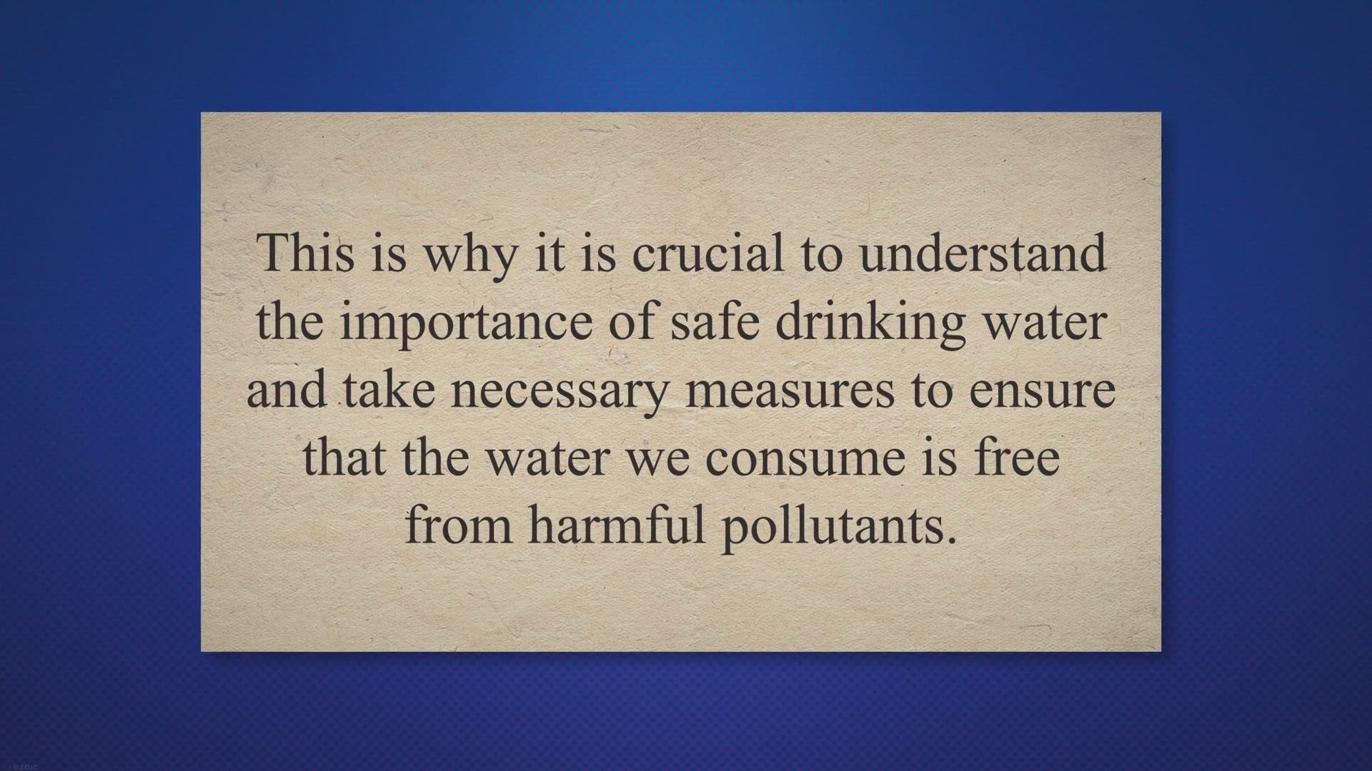 Video thumbnail for Filtering Out the Risks: Why Choosing Filtered Water Over Tap Water is Essential for Safe Drinking