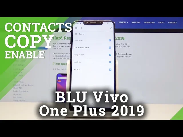 Video thumbnail for How to Copy Contacts in BLU Vivo One Plus 2019 – Transfer Contacts to SIM