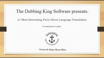 'Video thumbnail for 21 Most Interesting Facts About Language Translation (Case Study)'