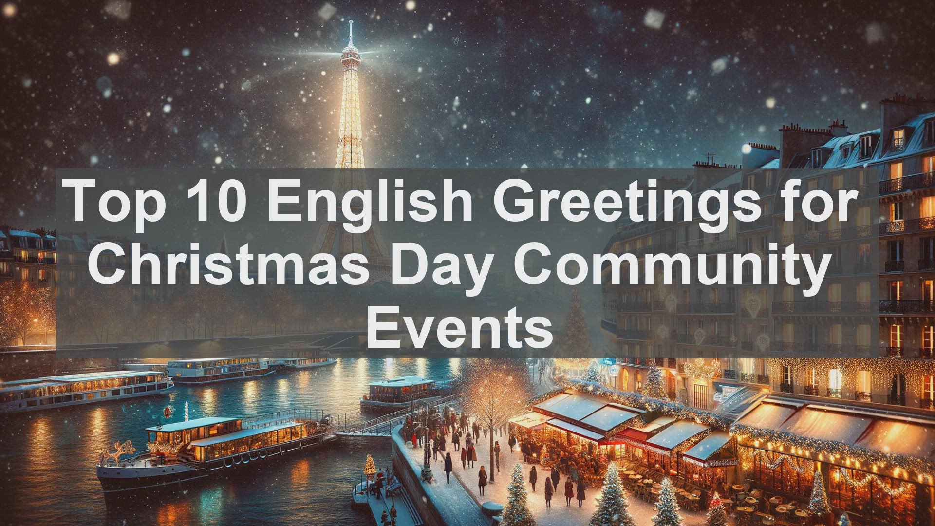'Video thumbnail for Top 10 English Greetings for Christmas Day Community Events'