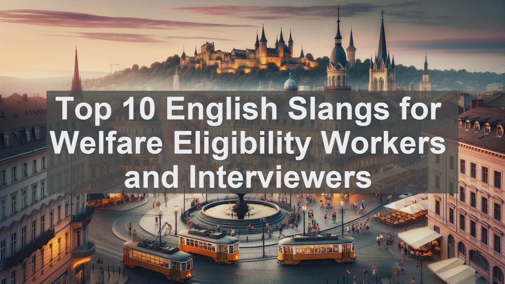 'Video thumbnail for Top 10 English Slangs for Welfare Eligibility Workers and Interviewers'