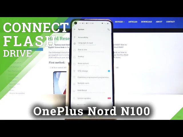 Video thumbnail for How to Enable OTG Connection in OnePlus Nord N100 – Allow Developer Feature