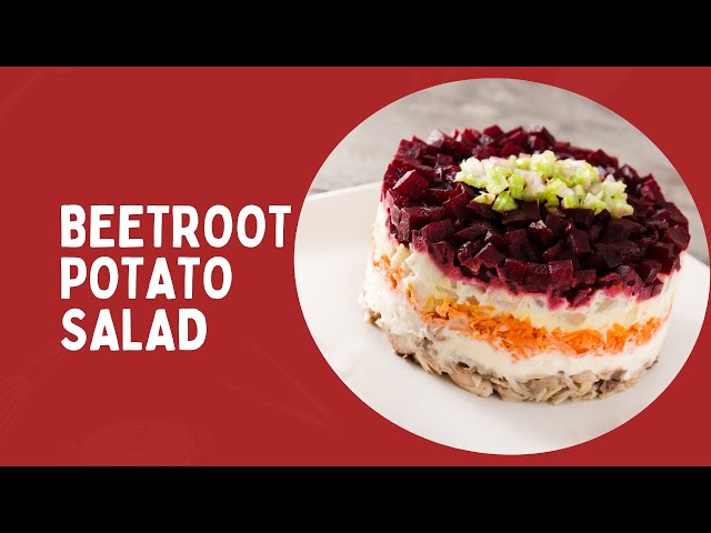 'Video thumbnail for Brighten Your Table with This Colorful Beetroot Potato Salad Recipe!'