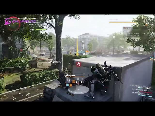 Video thumbnail for Division 2 hard machine gunner