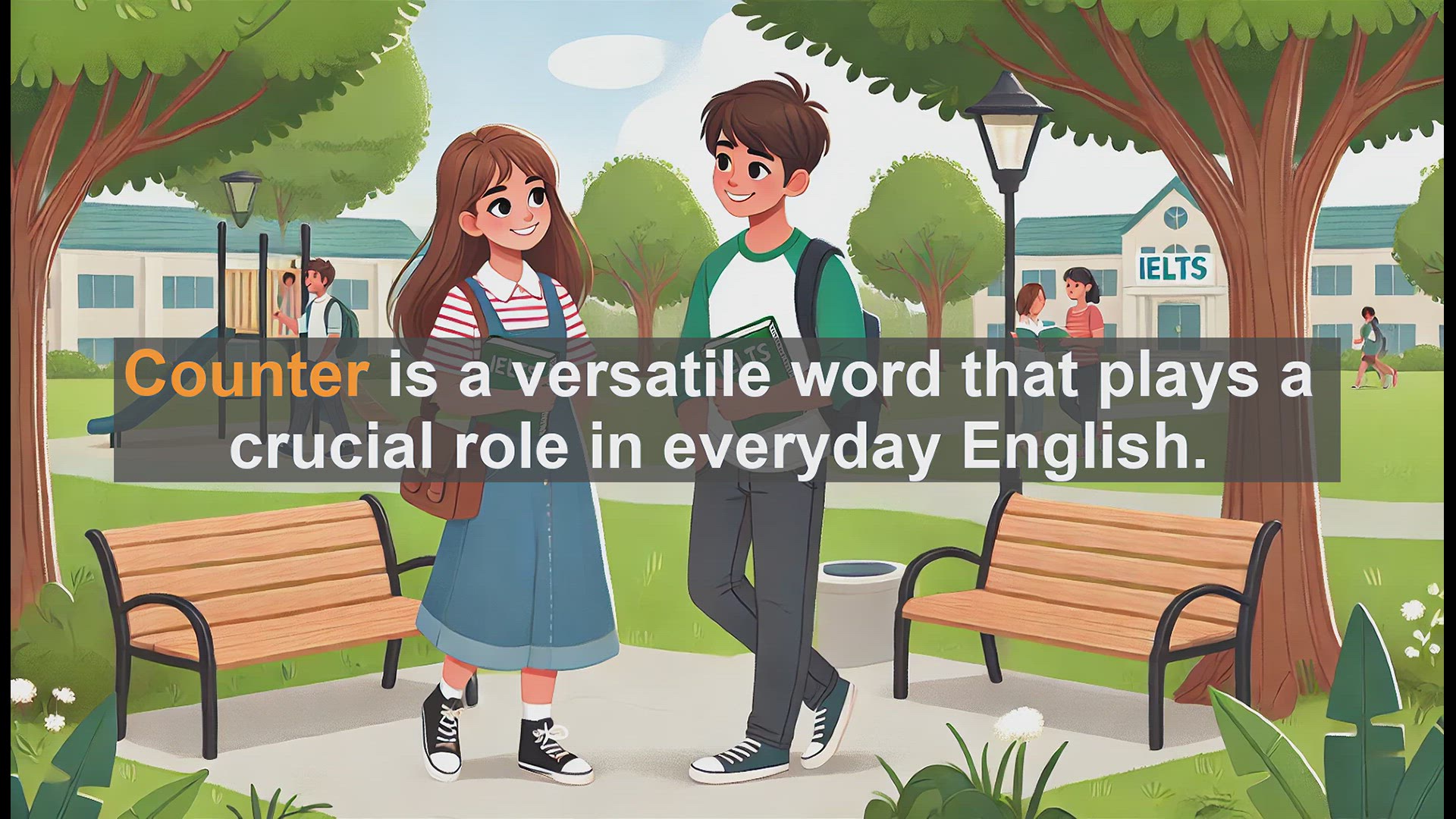 'Video thumbnail for 2500 Must Know IELTS 6.5 Vocabulary - Mastering the Word 'Counter' for IELTS Success'