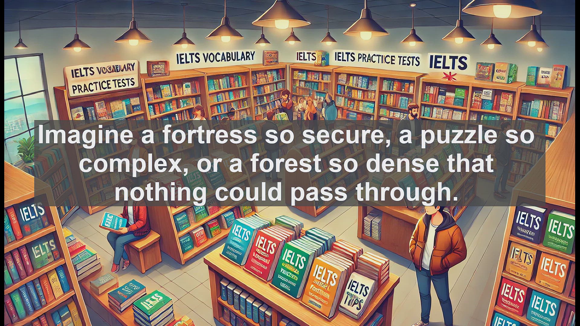 'Video thumbnail for 2000 Must Know IELTS 9.0 Vocabulary - Mastering 'Impenetrable': A Key Word for IELTS Success'