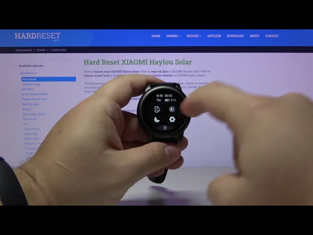 Video thumbnail for Hard Reset Xiaomi Haylou Solar - Remove All Smartwatch Data