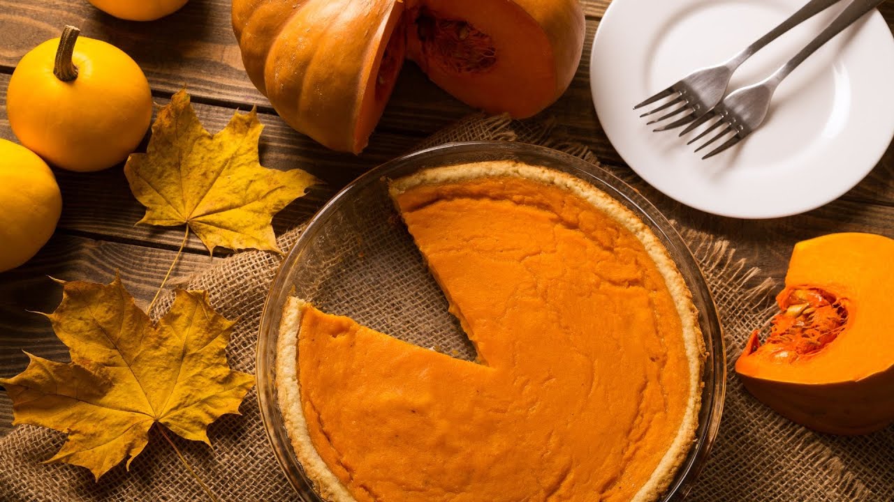 'Video thumbnail for Vegan Pumpkin Pie Recipe - Easy, Healthy: video blog'