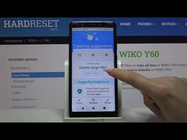 Video thumbnail for How to Delete Junk Files – Clean Up Storage on WIKO Y60