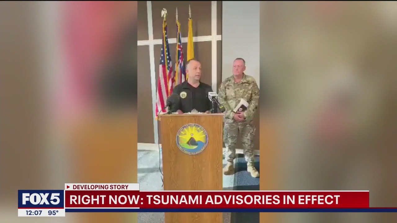 'Video thumbnail for Tsunami advisory updates'