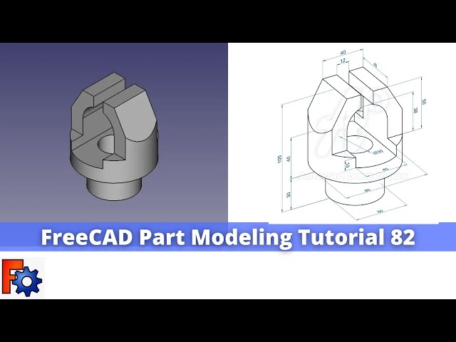 'Video thumbnail for FreeCAD Part Modeling Tutorial 82  | FreeCAD Tutorial | Mechnexus |'