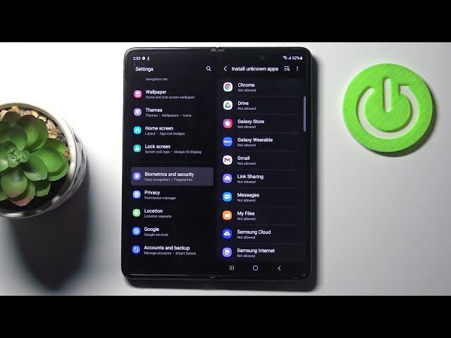 Video thumbnail for How to Install Unknown Apps in Samsung Galaxy Z Fold 3 5G? Download Apps from Unknown Sources