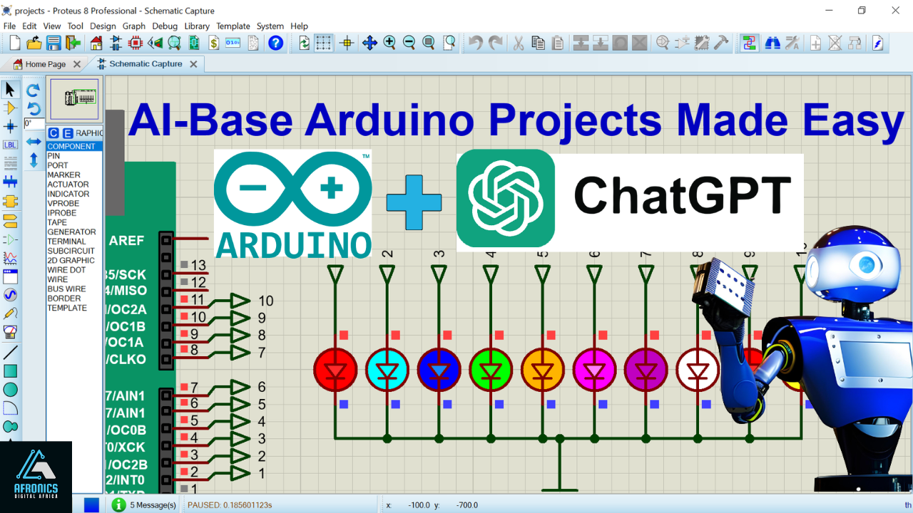 'Video thumbnail for Chat GPT+Arduino Projects: LED Chaser'