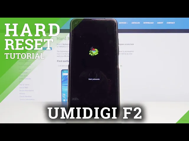 Video thumbnail for UMIDIGI F2 Hard Reset  by Recovery Mode / Bypass Screen Lock