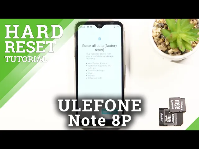 Video thumbnail for How to Hard Reset ULEFONE Note 8 P via Settings – Restore Default Settings
