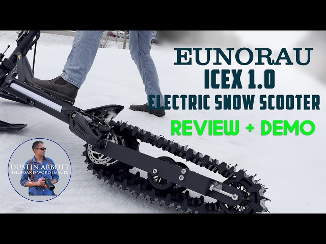 Video thumbnail for Eunorau ICEX 1.0 Electric Snow Scooter Review | A Worthy Winter Toy?