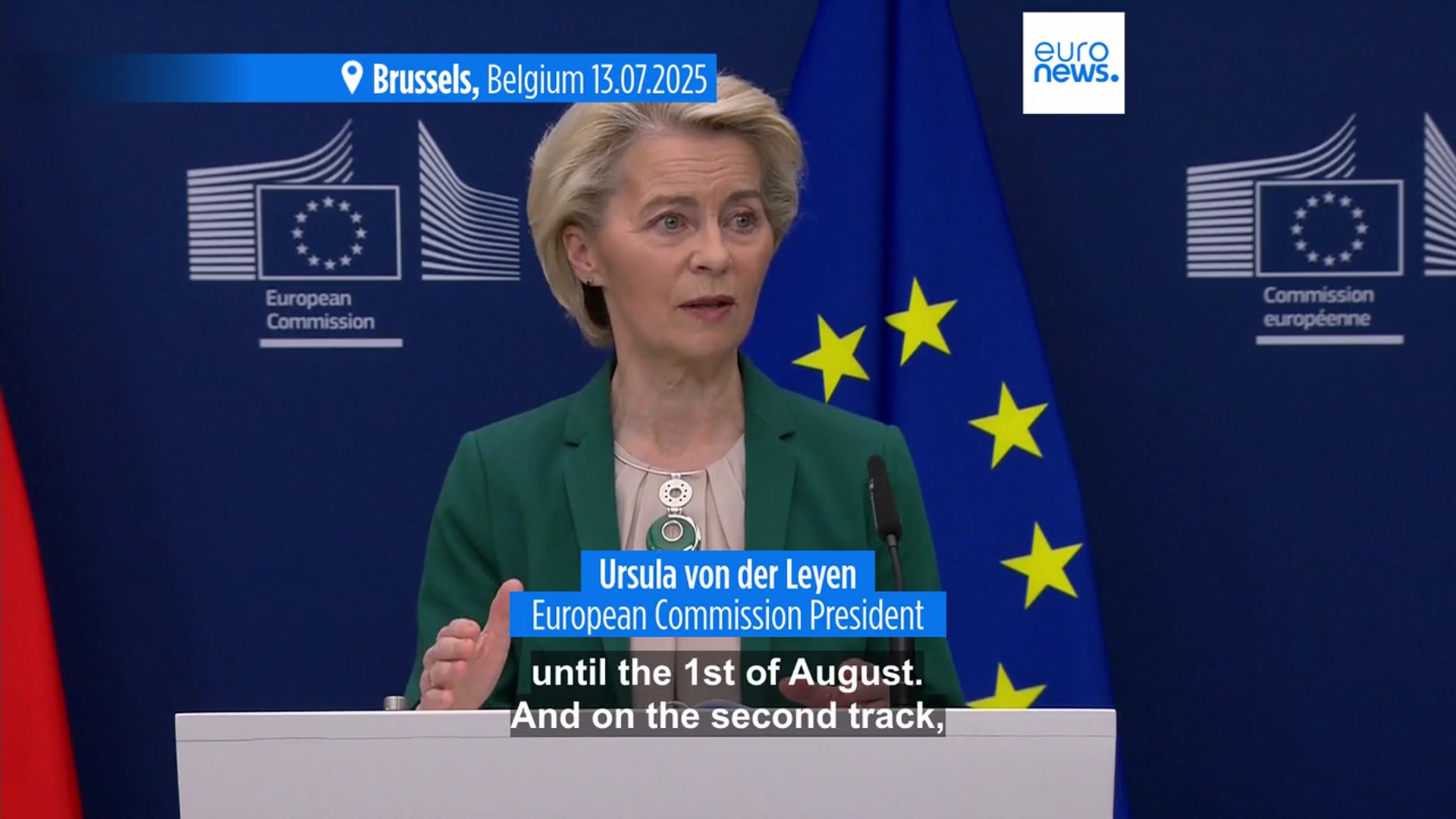 'Video thumbnail for Leaders of EU and Mexico criticise Trump's 30% tariffs while urging unity'