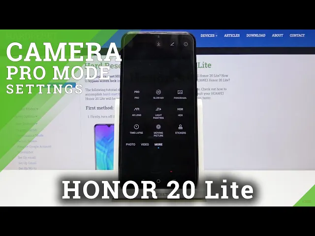 Video thumbnail for How to Use Camera Pro Mode in Honor 20 Lite?