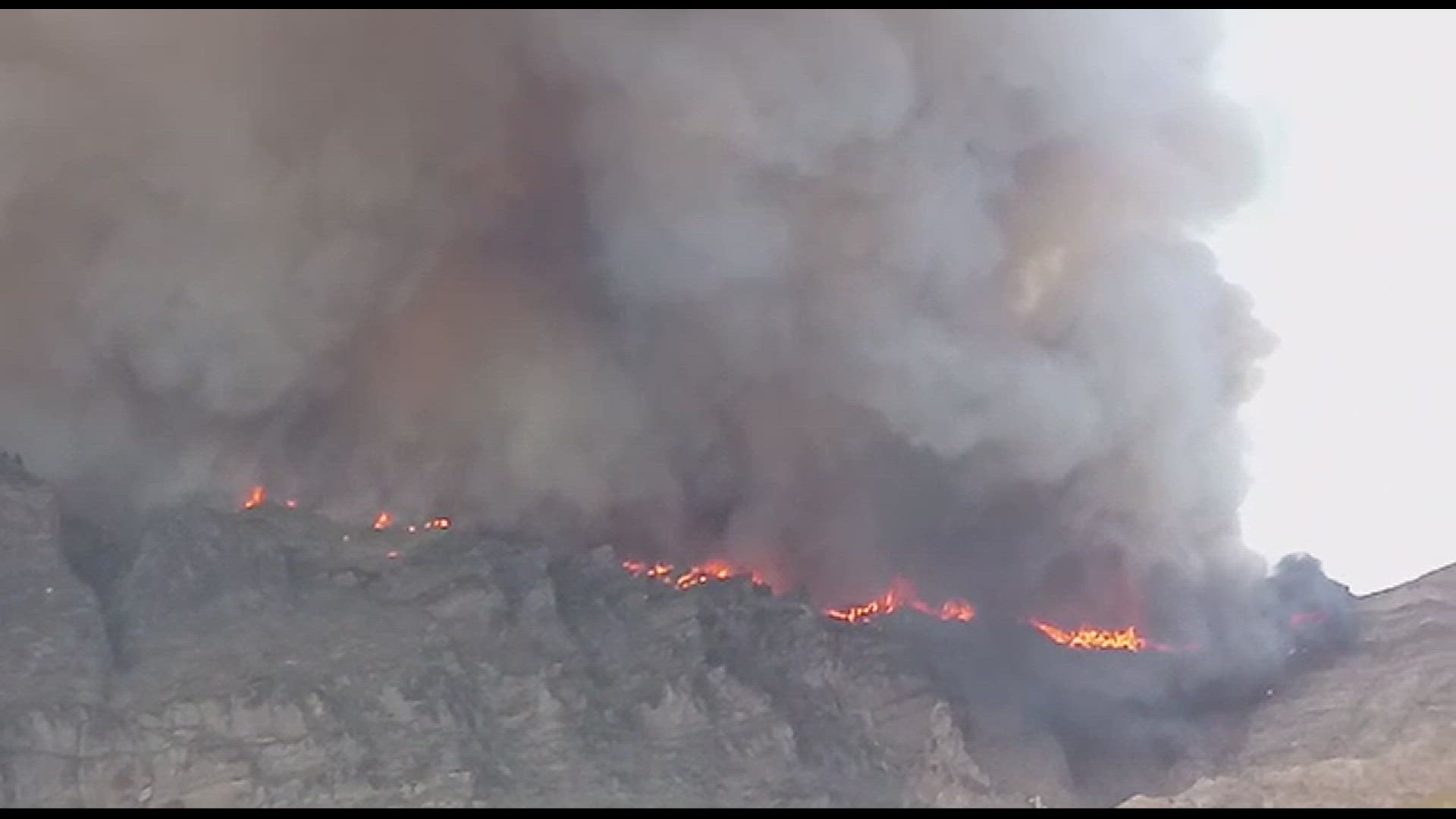 'Video thumbnail for Waldbrand im August 2019 in Valleseco - Video 2'