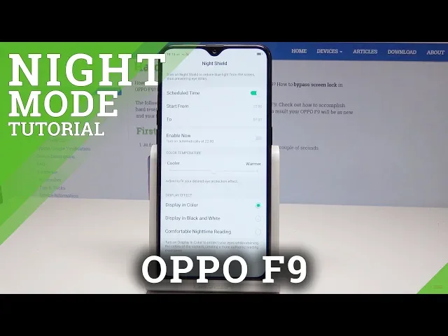 Video thumbnail for How to Activate Night Mode in OPPO F9 - Enable Dark Mode