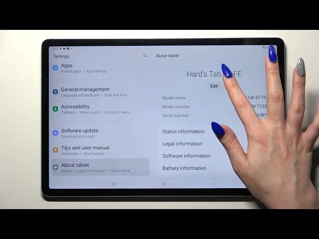 Video thumbnail for How to Change Device Name on SAMSUNG GALAXY TAB S7 FE - Personalize Phone Name