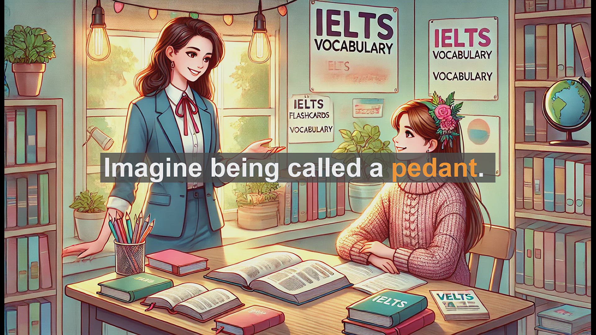 'Video thumbnail for 5000 Must Know IELTS 8.0 Vocabulary - Pedant: Compliment or Insult? Exploring the Word's Meaning'