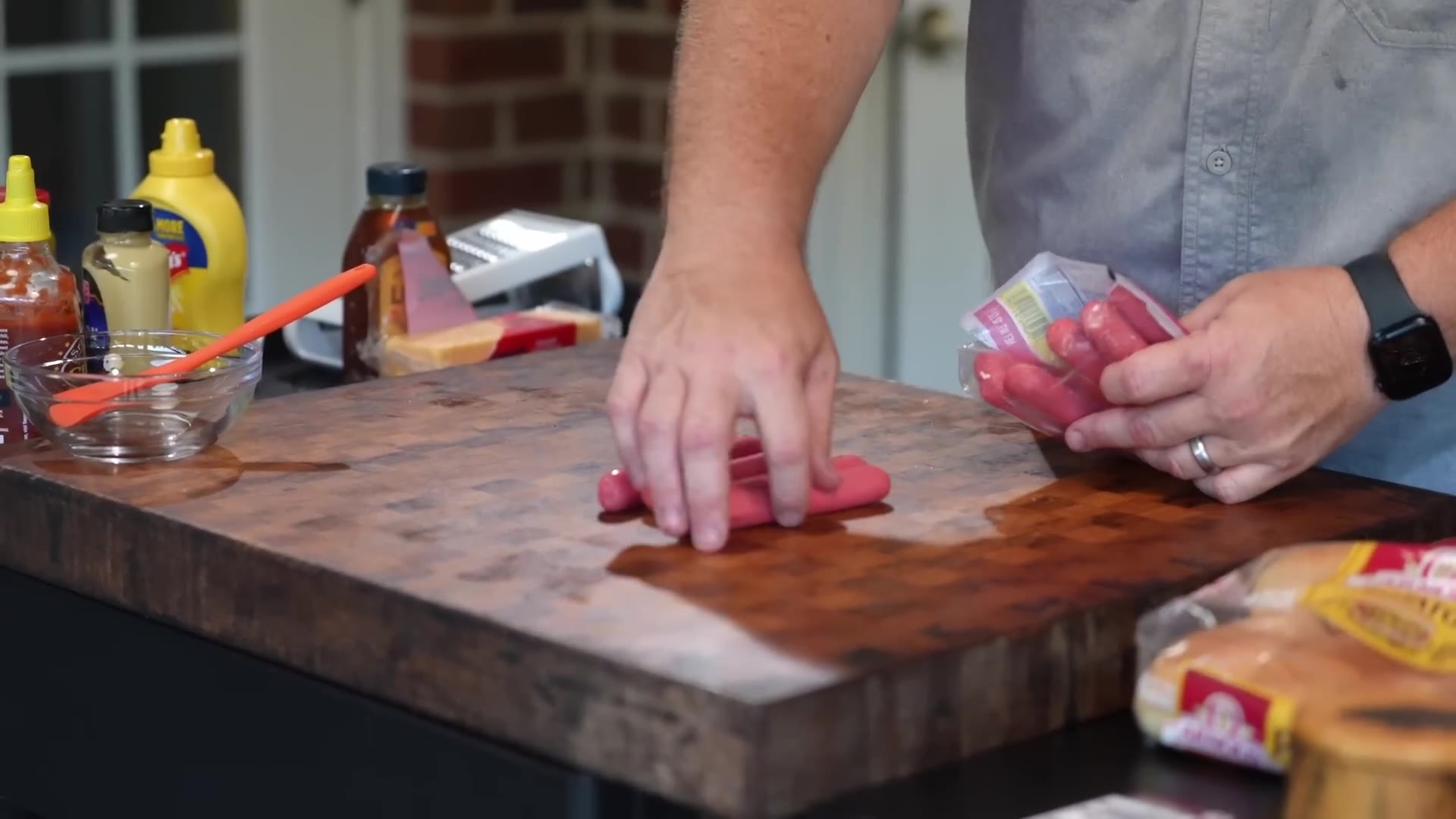 Video thumbnail for 31.Grilled Cheese Hot Dogs are the BEST way to eat hot dogs!!! (1080p 24fps)