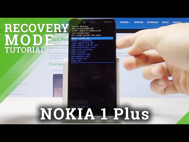 Video thumbnail for How to Boot into Recovery Mode on NOKIA 1 Plus - Enter Secret Recovery Mode