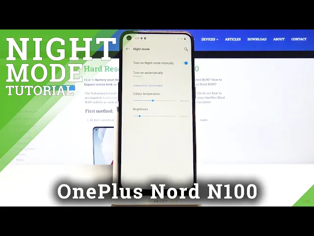 Video thumbnail for How to Enable Night Mode in OnePlus Nord N100 – Turn On / Off Dark Mode