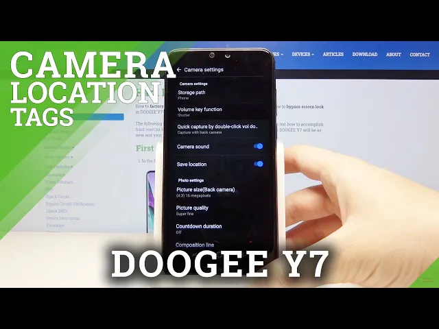 Video thumbnail for How to Activate Camera Location Tags in DOOGEE  Y7 – Enable Location Tags