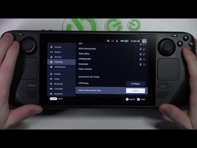 Video thumbnail for Steam Deck - How To Delete Web Browser History & Data