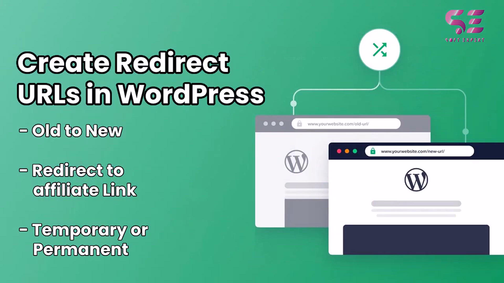 'Video thumbnail for How to redirect URLs in WordPress'