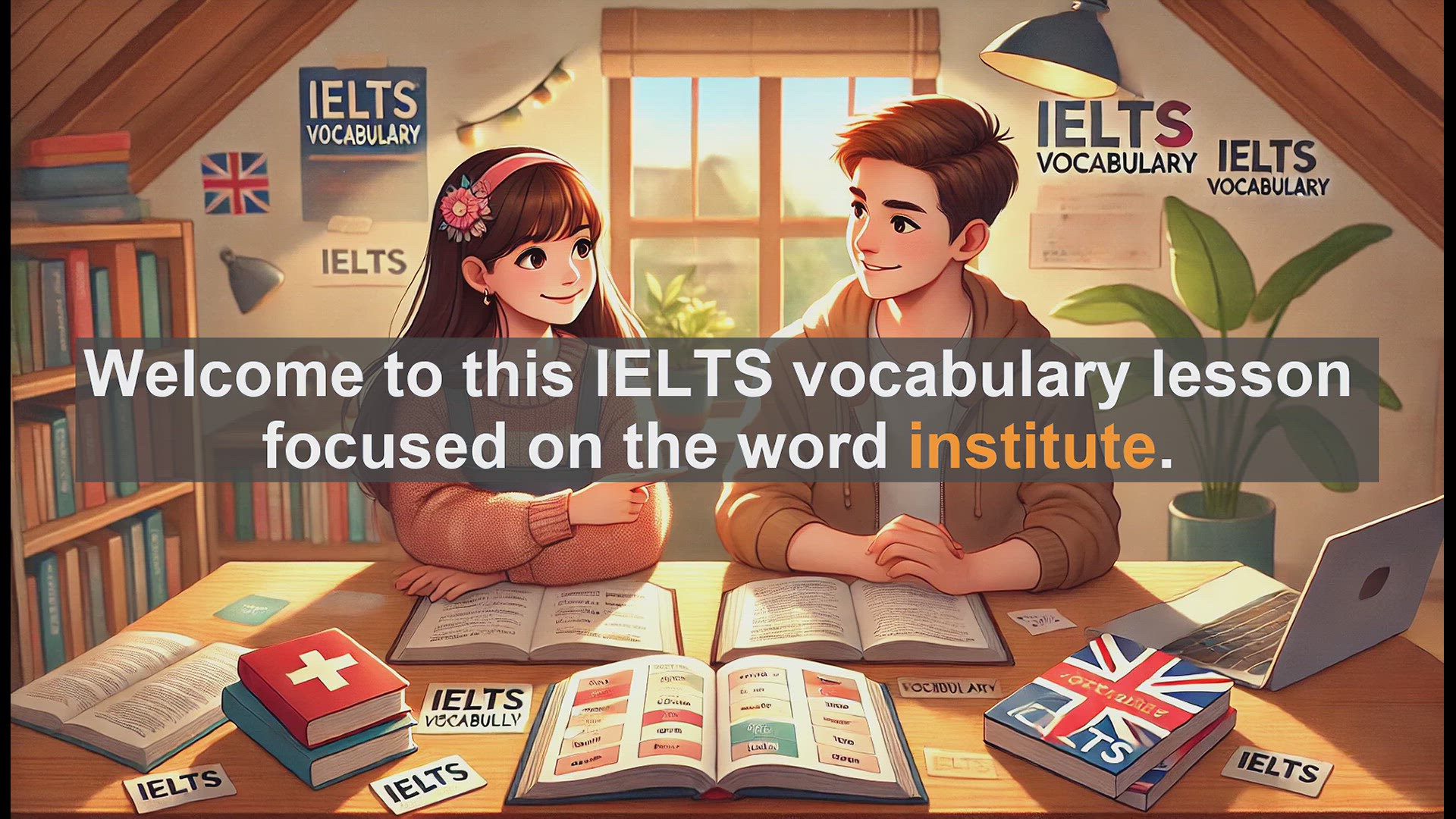 'Video thumbnail for 2500 Must Know IELTS 6.5 Vocabulary - IELTS Vocabulary: Mastering the Word 'Institute''
