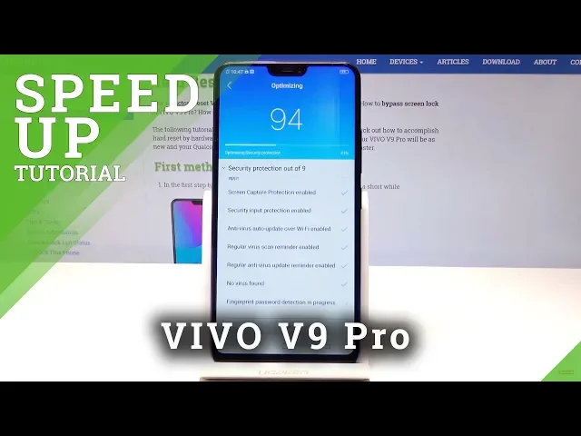 Video thumbnail for How to Speed Up VIVO V9 Pro - Clean Up / Optimization
