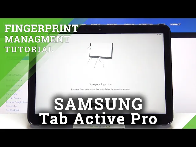 Video thumbnail for How to Add Fingerprint in SAMSUNG Galaxy Tab Active Pro – Fingerprint Sensor