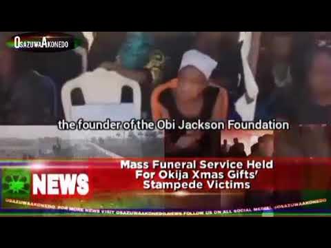 Video thumbnail for Mass Funeral Service Held For Okija Xmas Gifts' Stampede Victims